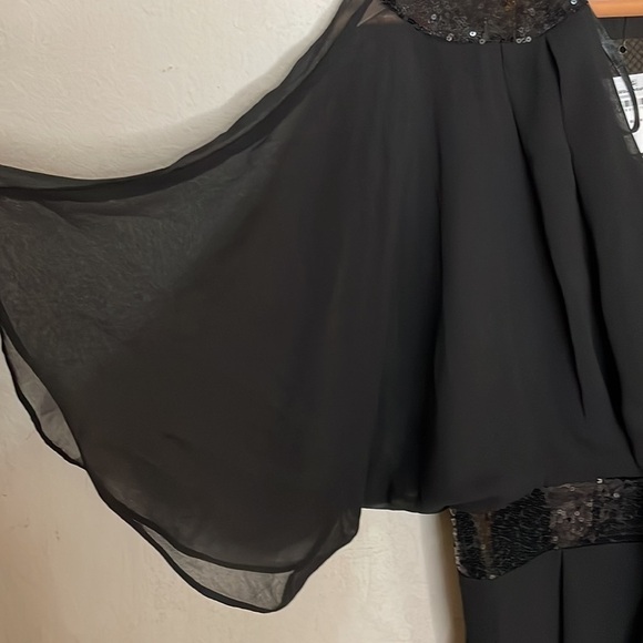 CITY CHIC Sequin Wrap Dress - Black Size 14 NWT - Picture 9 of 13